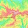 Carte topographique Battice, altitude, relief