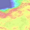 Carte topographique Semnan Province, altitude, relief