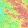 Carte topographique Maramureș, altitude, relief