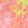 Carte topographique Oka, altitude, relief
