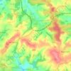 Carte topographique Liart, altitude, relief
