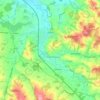 Carte topographique Andorf, altitude, relief