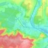 Carte topographique Agnetz, altitude, relief