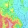 Carte topographique Prešov, altitude, relief
