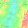 Carte topographique دمحمدآغی ولسوالی, altitude, relief