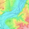 Carte topographique 4020, altitude, relief