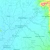 Carte topographique Babahoyo, altitude, relief