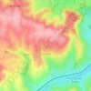 Carte topographique L'Échelle, altitude, relief