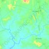 Carte topographique San Carlos, altitude, relief