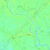 Carte topographique মাদারীপুর সদর উপজেলা, altitude, relief