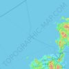 Carte topographique Munakata, altitude, relief