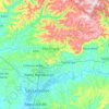 Carte topographique Vale dos Sinos, altitude, relief