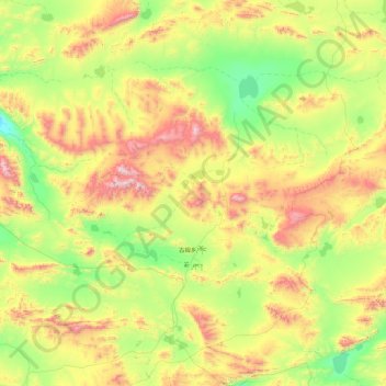 Carte topographique Gumu, altitude, relief