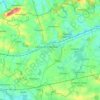 Carte topographique Leuze-en-Hainaut, altitude, relief