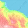 Carte topographique Syrte, altitude, relief
