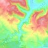 Carte topographique Yoncq, altitude, relief