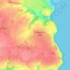 Carte topographique Étables-sur-Mer, altitude, relief