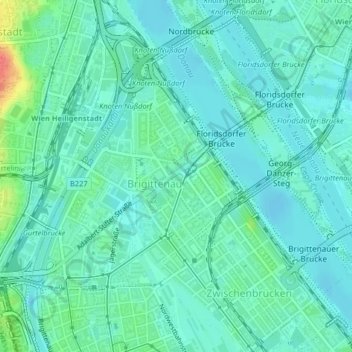 Carte topographique 1200, altitude, relief