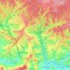Carte topographique 6769, altitude, relief
