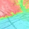Carte topographique La Boisse, altitude, relief