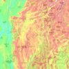 Carte topographique Shan, altitude, relief