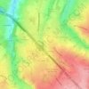 Carte topographique Barchon, altitude, relief