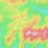 Carte topographique Λουβαράς, altitude, relief