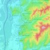 Carte topographique Vogtsbourg, altitude, relief
