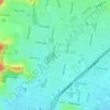 Carte topographique North Albury, altitude, relief