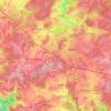 Carte topographique 6850, altitude, relief