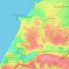 Carte topographique Biarritz, altitude, relief