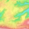 Carte topographique Blamont, altitude, relief