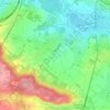 Carte topographique Saulx-les-Chartreux, altitude, relief