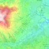 Carte topographique Messimy, altitude, relief