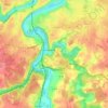 Carte topographique 86280, altitude, relief