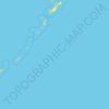 Carte topographique Îles Kouriles, altitude, relief