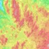 Carte topographique Royère-de-Vassivière, altitude, relief