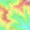 Carte topographique Magma, altitude, relief