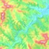 Carte topographique Beyrie-sur-Joyeuse, altitude, relief
