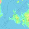 Carte topographique Tchesmé, altitude, relief