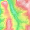 Carte topographique Lanestosa, altitude, relief