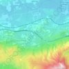 Carte topographique Douzens, altitude, relief