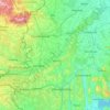 Carte topographique Vas vármegye, altitude, relief