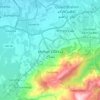 Carte topographique Meftah, altitude, relief
