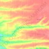 Carte topographique Отрадненское сельское поселение, altitude, relief