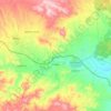 Carte topographique Arboleas, altitude, relief