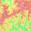 Carte topographique 6640, altitude, relief