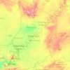 Carte topographique Tchad, altitude, relief