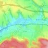 Carte topographique Westhausen, altitude, relief