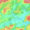 Carte topographique Frasnes-lez-Couvin, altitude, relief